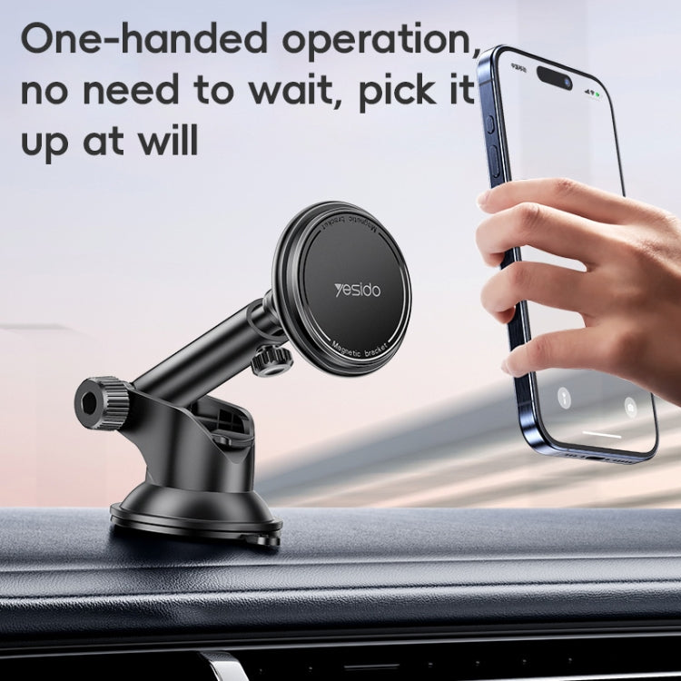 Yesido C269 Car Center Console MagSafe Magnetic Phone Holder - Black