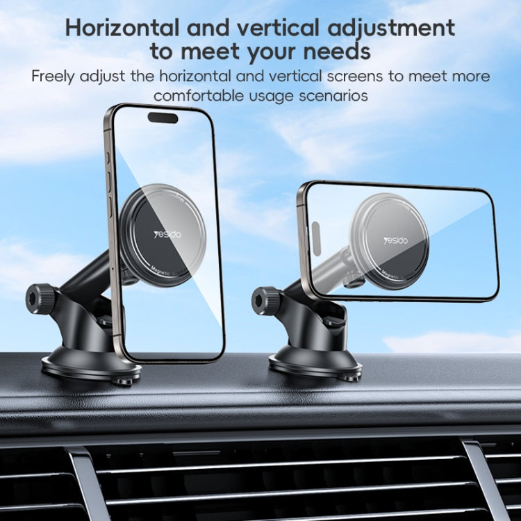 Yesido C269 Car Center Console MagSafe Magnetic Phone Holder - Black