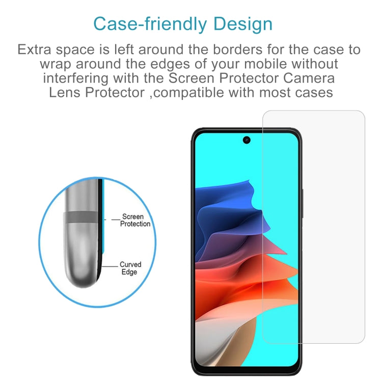 For Philips S6206 10pcs 0.26mm 9H 2.5D Tempered Glass Film
