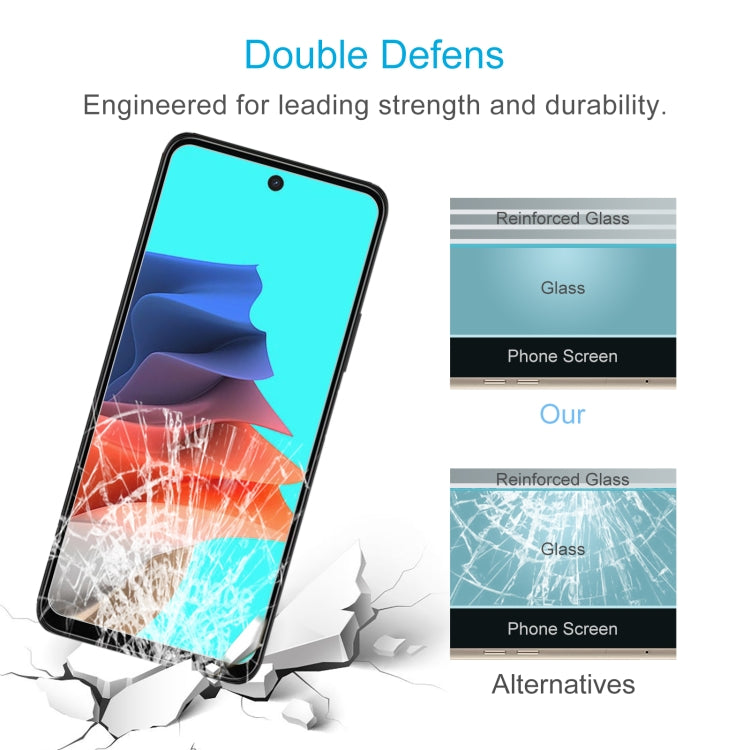For Philips S6206 50pcs 0.26mm 9H 2.5D Tempered Glass Film