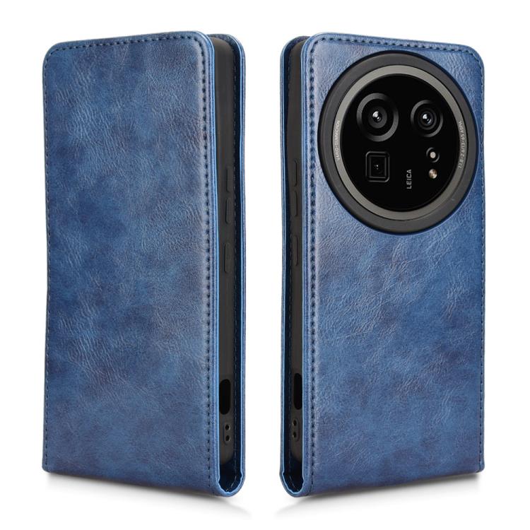 For Sharp Aquos R9 Pro Magnetic Vertical Flip Leather Phone Case