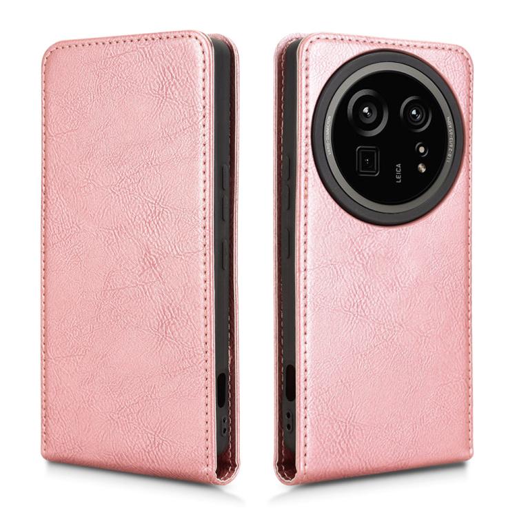For Sharp Aquos R9 Pro Magnetic Vertical Flip Leather Phone Case