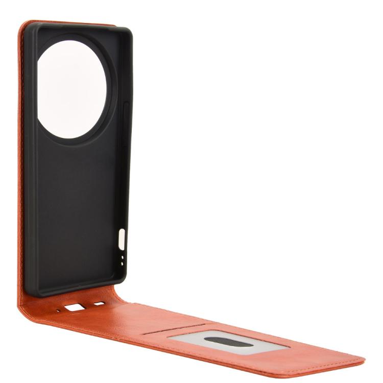 For Sharp Aquos R9 Pro Magnetic Vertical Flip Leather Phone Case