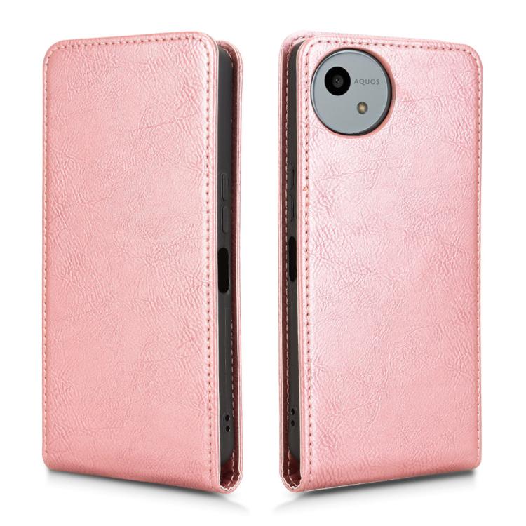 For Sharp Aquos Wish4 Magnetic Vertical Flip Leather Phone Case
