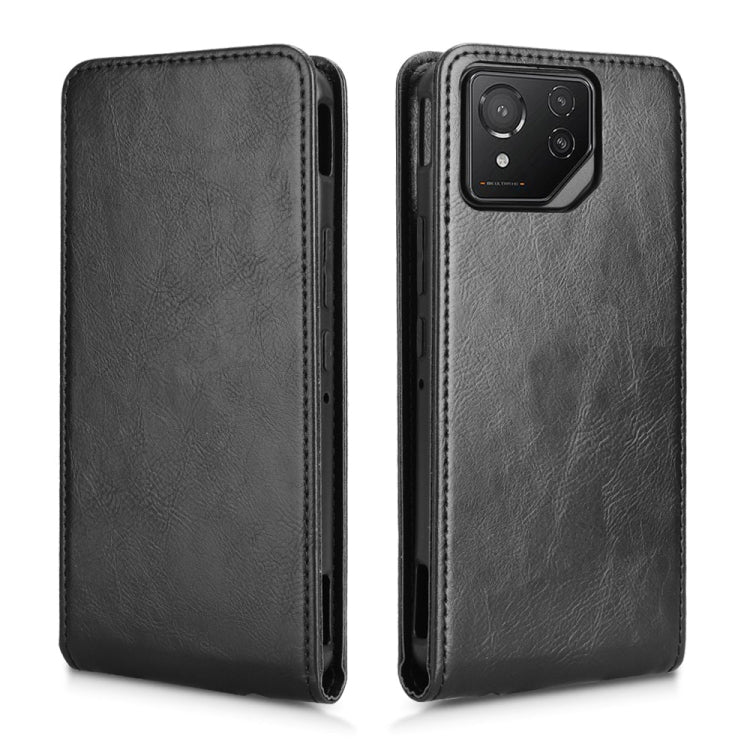 For ASUS ROG Phone 8 / 8 Pro Magnetic Vertical Flip Leather Phone Case