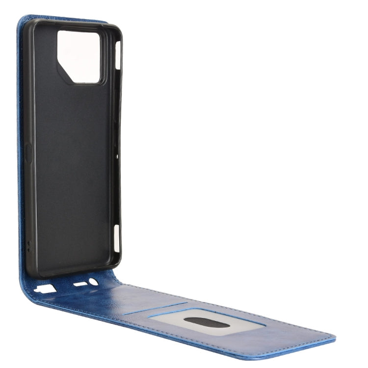 For ASUS ROG Phone 8 / 8 Pro Magnetic Vertical Flip Leather Phone Case