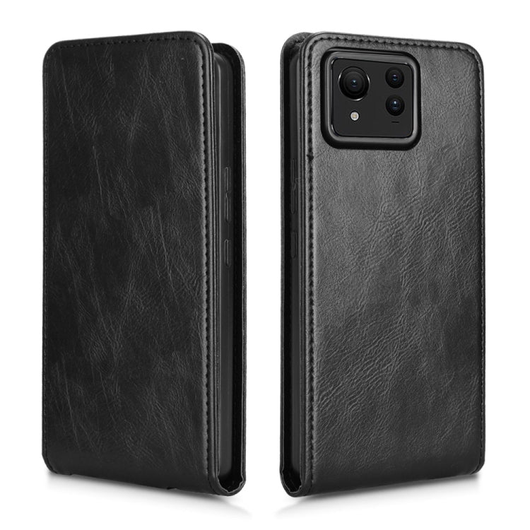 For ASUS Zenfone 11 Ultra Magnetic Vertical Flip Leather Phone Case