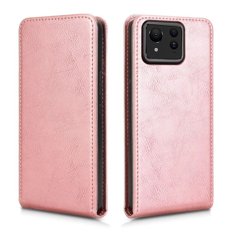 For ASUS Zenfone 11 Ultra Magnetic Vertical Flip Leather Phone Case