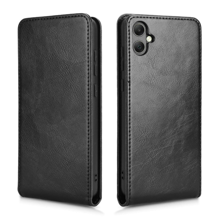 For Samsung Galaxy A05 4G Magnetic Vertical Flip Leather Phone Case