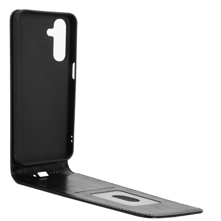 For Samsung Galaxy A16 Magnetic Vertical Flip Leather Phone Case