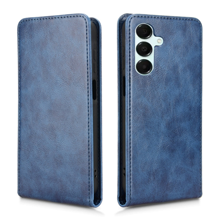 For Samsung Galaxy A16 Magnetic Vertical Flip Leather Phone Case