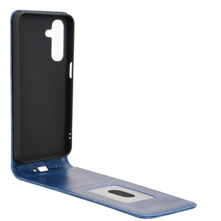 For Samsung Galaxy A16 Magnetic Vertical Flip Leather Phone Case
