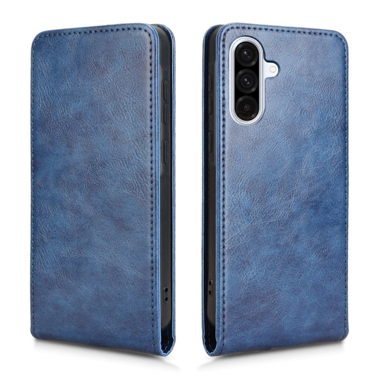 For Samsung Galaxy A36 5G Magnetic Vertical Flip Leather Phone Case