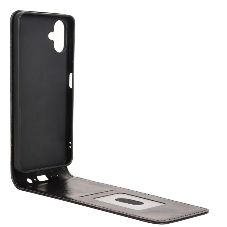 For Samsung Galaxy A06 Magnetic Vertical Flip Leather Phone Case