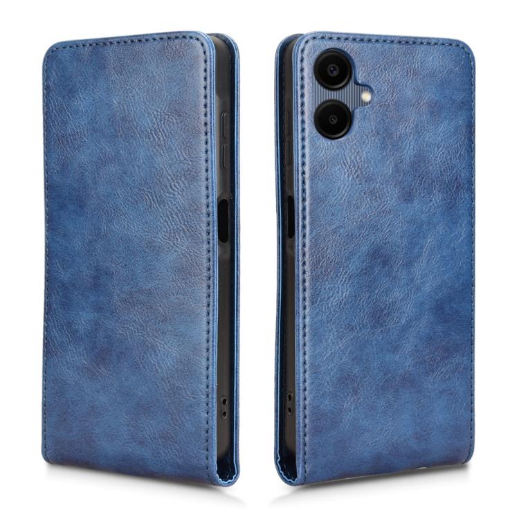 For Samsung Galaxy A06 Magnetic Vertical Flip Leather Phone Case