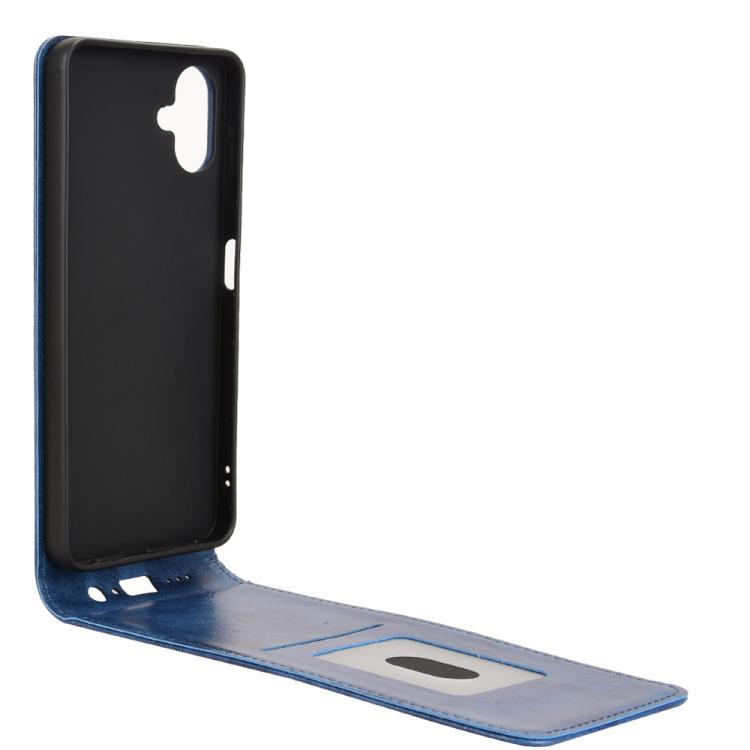 For Samsung Galaxy A06 Magnetic Vertical Flip Leather Phone Case