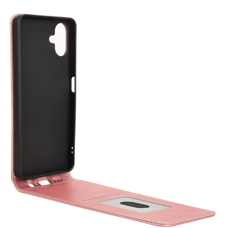 For Samsung Galaxy A06 Magnetic Vertical Flip Leather Phone Case