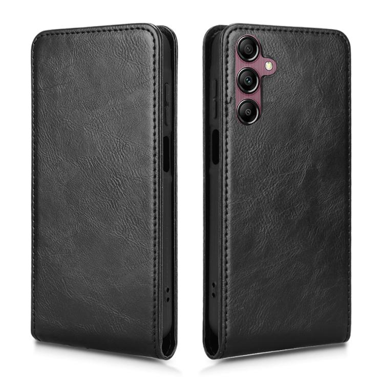 For Samsung Galaxy A15 5G / 4G Magnetic Vertical Flip Leather Phone Case