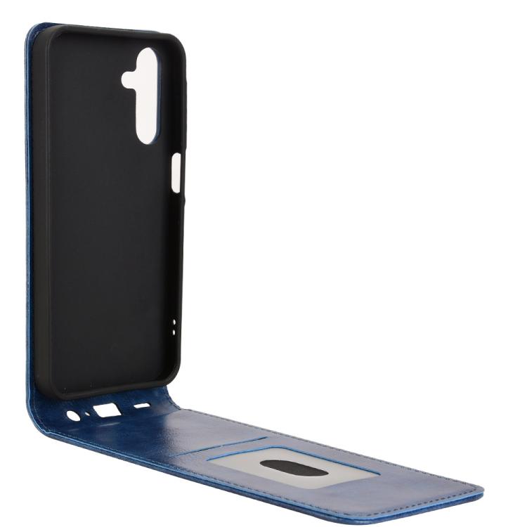 For Samsung Galaxy A15 5G / 4G Magnetic Vertical Flip Leather Phone Case