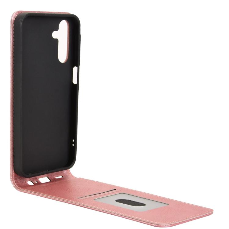For Samsung Galaxy A15 5G / 4G Magnetic Vertical Flip Leather Phone Case
