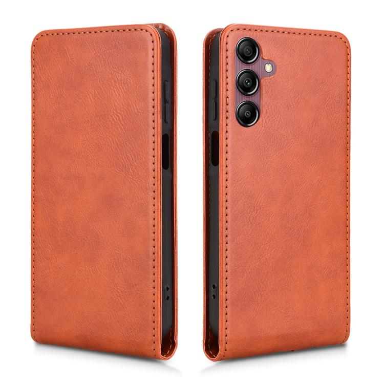For Samsung Galaxy A15 5G / 4G Magnetic Vertical Flip Leather Phone Case