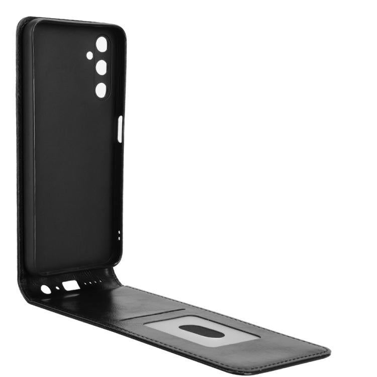 For Samsung Galaxy A05s / M14 4G Magnetic Vertical Flip Leather Phone Case