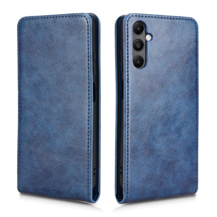For Samsung Galaxy A05s / M14 4G Magnetic Vertical Flip Leather Phone Case