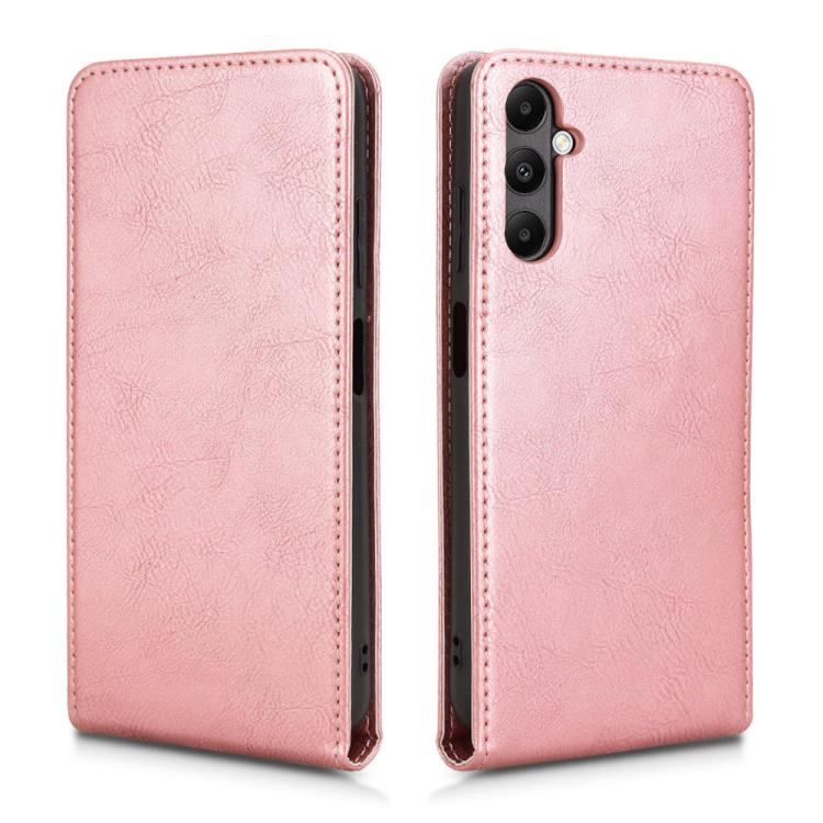 For Samsung Galaxy A05s / M14 4G Magnetic Vertical Flip Leather Phone Case