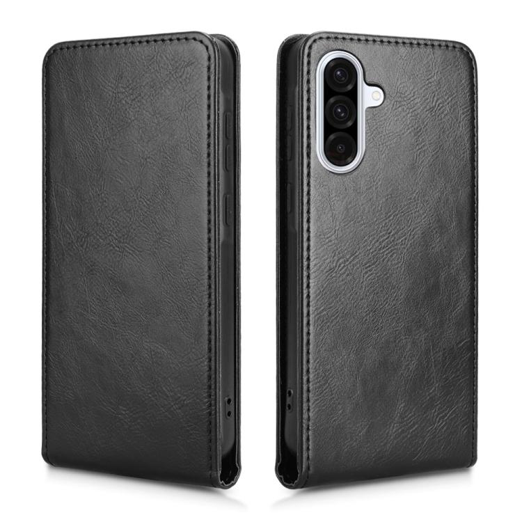 For Samsung Galaxy A56 5G Magnetic Vertical Flip Leather Phone Case