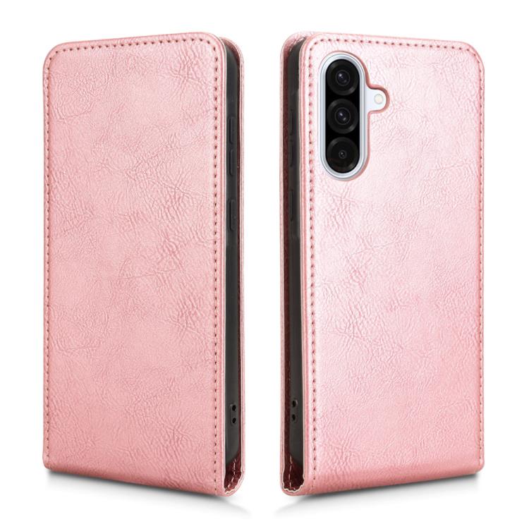 For Samsung Galaxy A56 5G Magnetic Vertical Flip Leather Phone Case