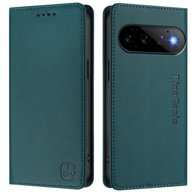 For Google Pixel 11 / 11 Pro RC01 Dual-Folded Magnetic Suction RFID Leather Phone Case