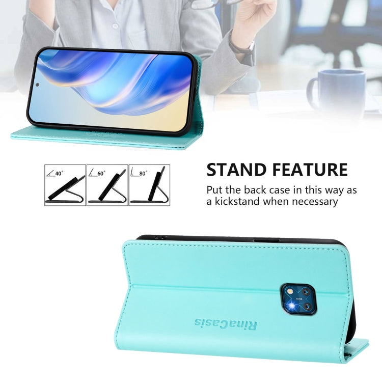 For Nokia XR20 RC01 Dual-Folded Magnetic Suction RFID Leather Phone Case