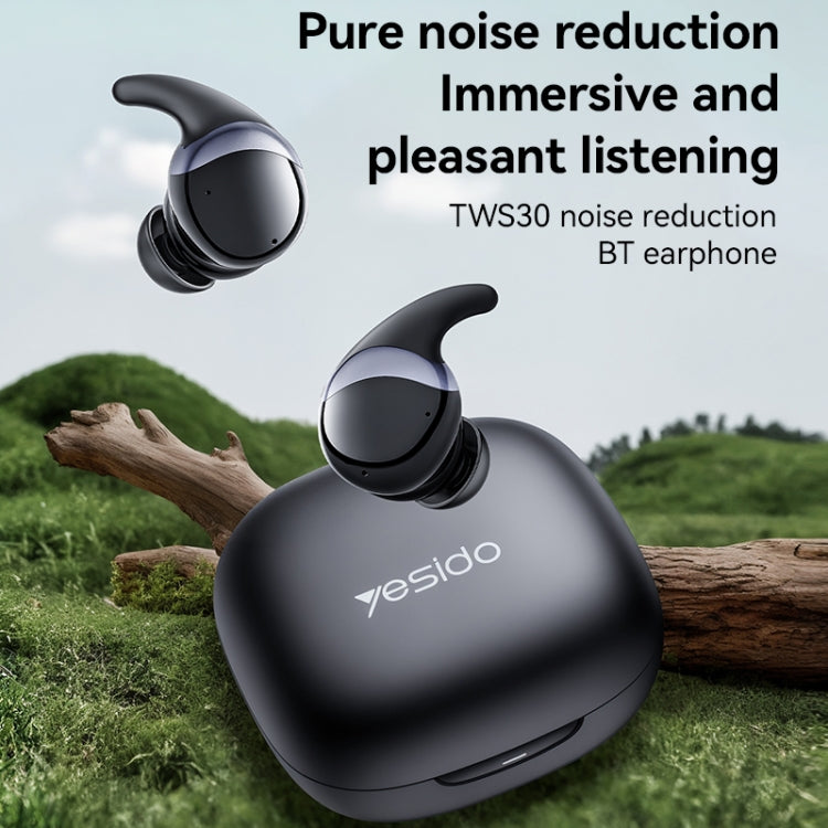 Yesido TWS30 ANC Active Noise Reduction TWS Bluetooth Earphone - Black