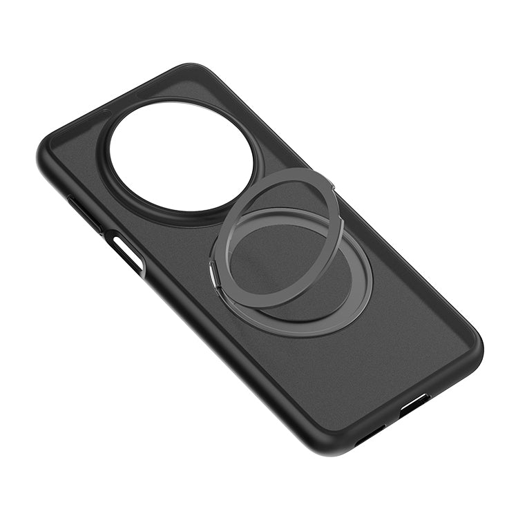 For Huawei Mate 70 Frosted 360 Degree Rotating Holder Phone Case