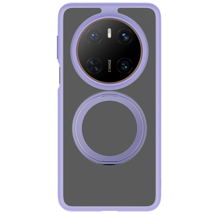 For Huawei Mate 70 Frosted 360 Degree Rotating Holder Phone Case
