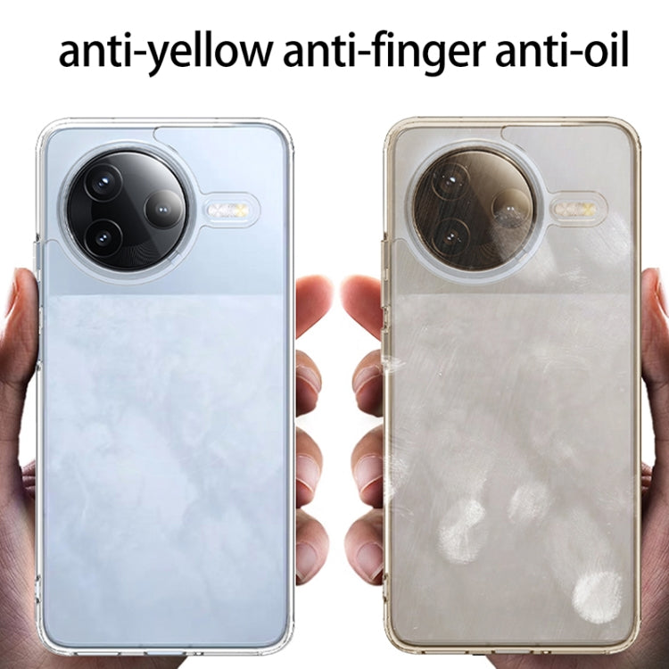 For Redmi K80 Armor Clear TPU Hard PC Phone Case
