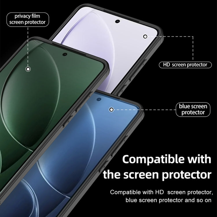 For Redmi K80 Armor Clear TPU Hard PC Phone Case
