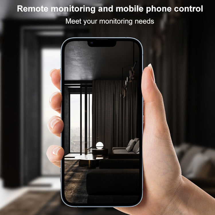 30W HD Night Vision Remote Indoor and Outdoor Wireless Surveillance Camera, Memory Card:without