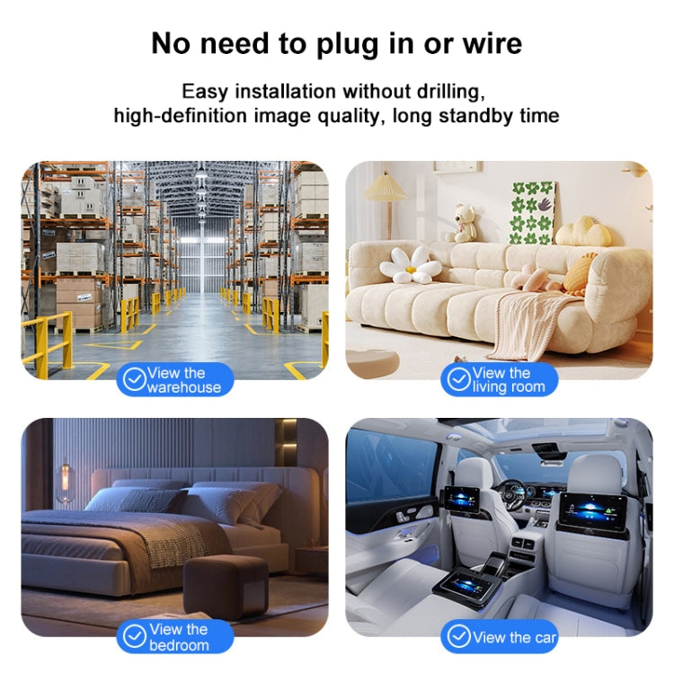 Indoor HD Night Vision Wireless WiFi Surveillance Camera, Memory Card:32GB