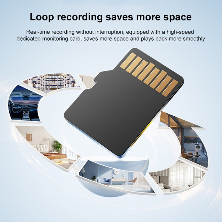 Indoor HD Night Vision Wireless WiFi Surveillance Camera, Memory Card:128GB