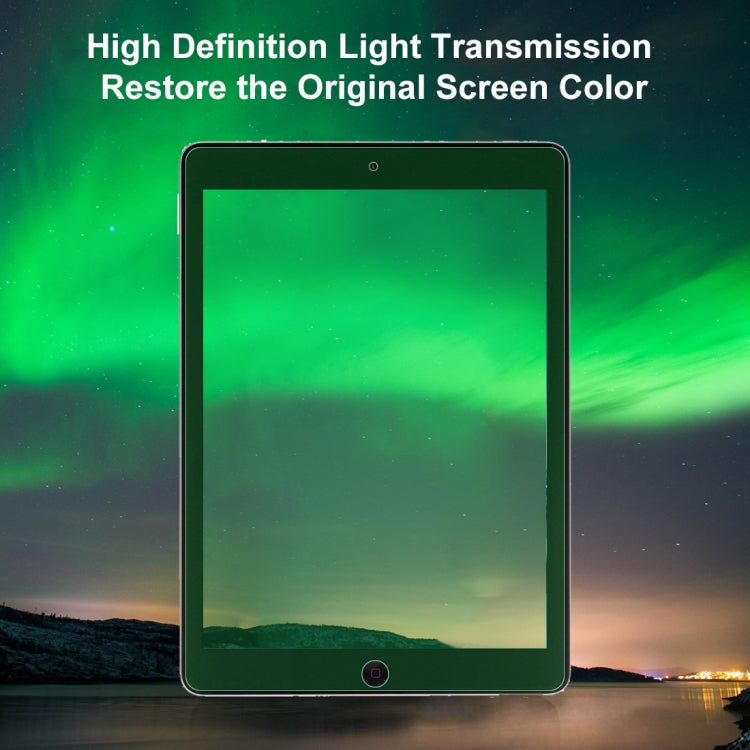 For iPad 9.7 2018 9H 2.5D Eye Protection Green Light Explosion-proof Tempered Glass Film