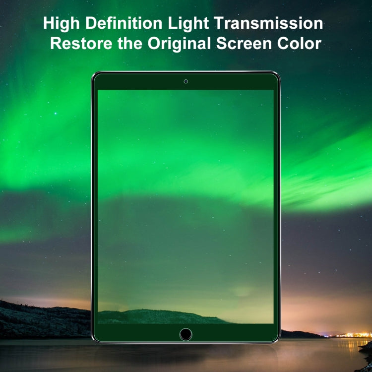 For iPad 10.2 9H 2.5D Eye Protection Green Light Explosion-proof Tempered Glass Film