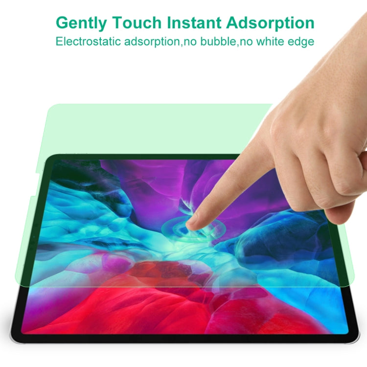 For iPad Pro 12.9 2018 / 2020 / 2021 / 2022 9H 2.5D Eye Protection Green Light Explosion-proof Tempered Glass Film