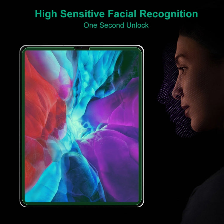 For iPad Pro 12.9 2018 / 2020 / 2021 / 2022 9H 2.5D Eye Protection Green Light Explosion-proof Tempered Glass Film