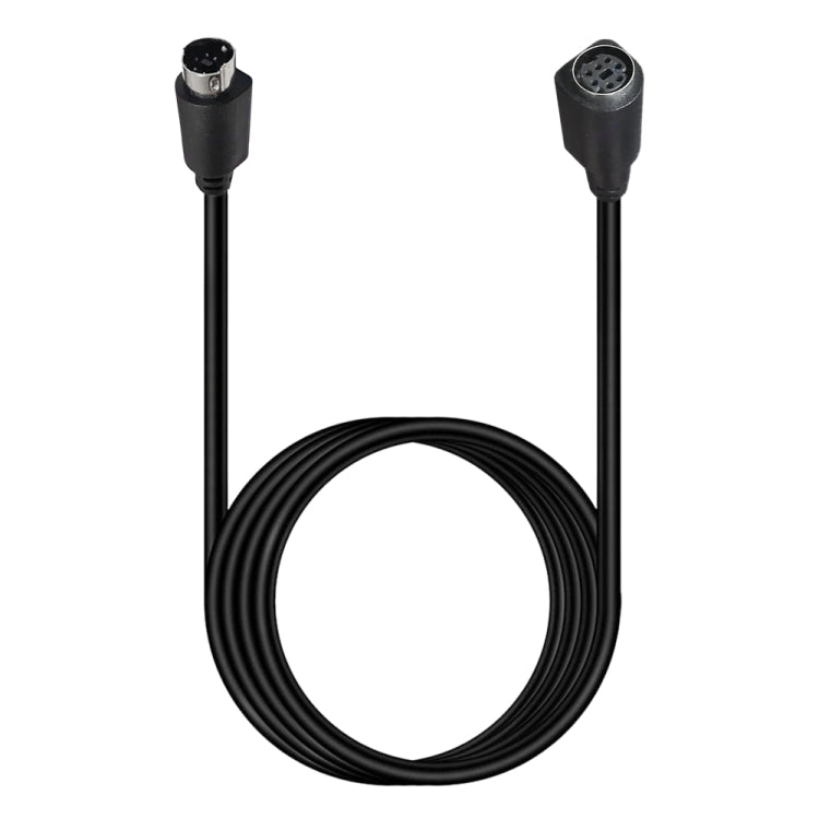 Mini DIN 7 Pin Core Audio / Video Cable, Length:1.8m