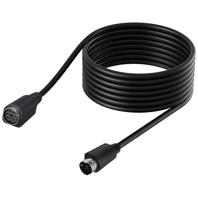 Mini DIN 7 Pin Core Audio / Video Cable, Length:3m