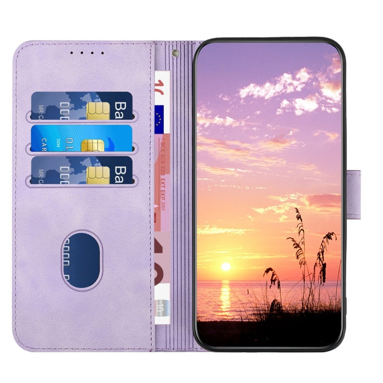 For Samsung Galaxy A36 5G Elephant Head Embossed Phone Leather Case with Lanyard