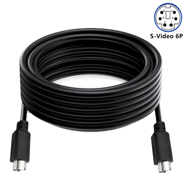 Mini DIN 6 Pin Core Extension Cable, Length:3m