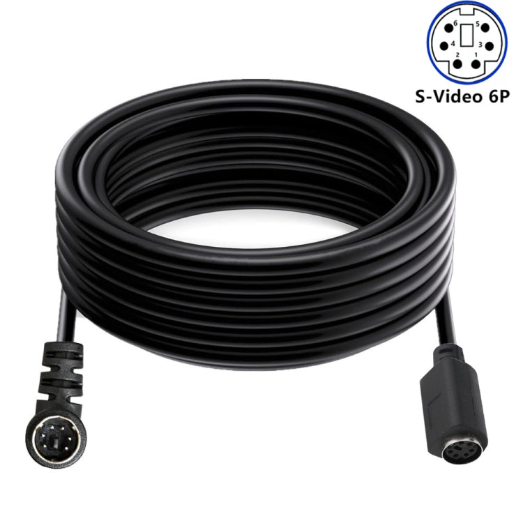 Mini DIN 6 Pin Core Extension Cable, Length:3m