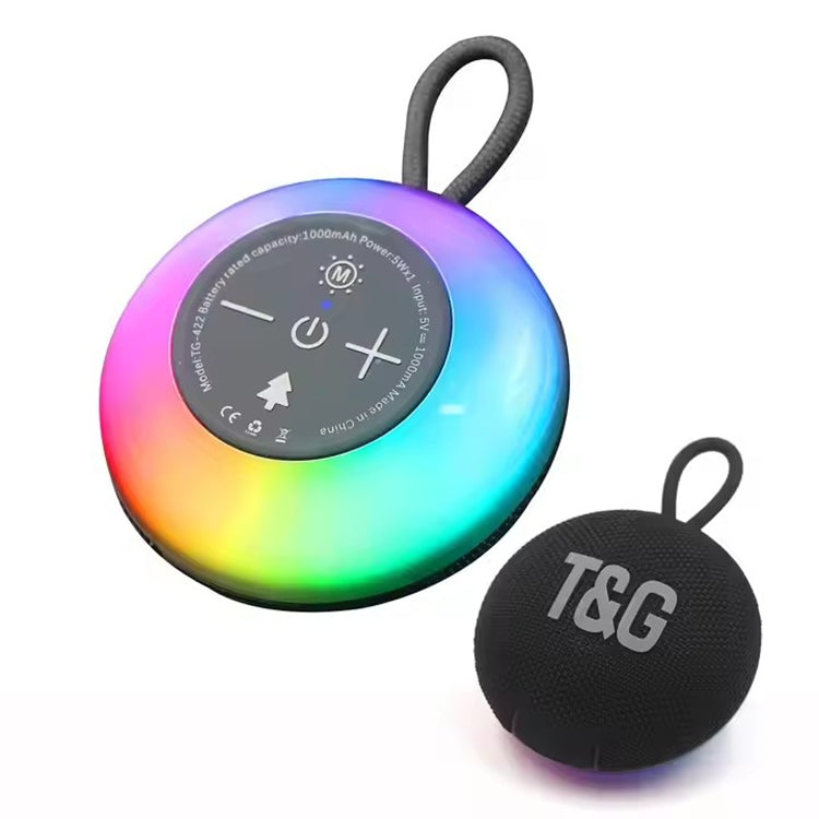 T&G TG-422 TWS Outdoor IPX6 Portable Wireless Bluetooth Speaker with RGB Light